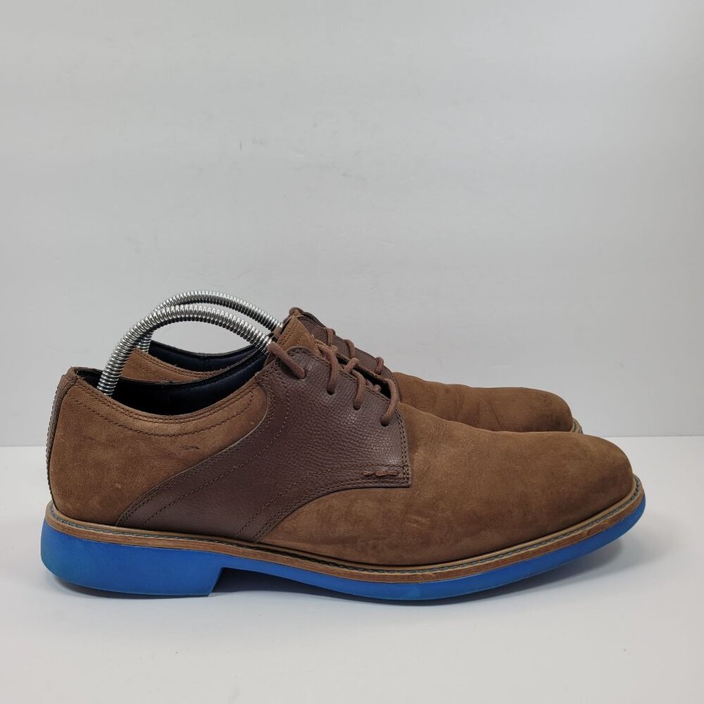 Cole Haan Great Jones Men's Brown Nubuck Leather Shoes C11239 US Size 11.5M
